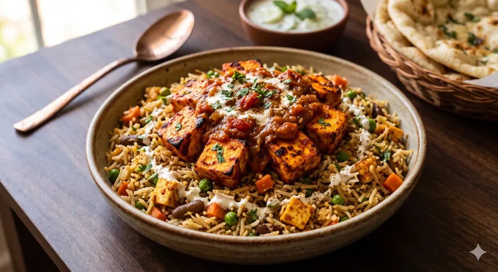 Paneer Tikka Sizzler