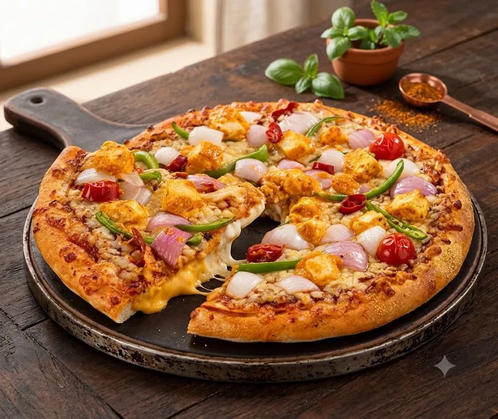 Paneer Tikka Pizza